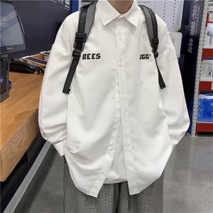 青春流行男标准简约原宿气质衬衫日常潮流新款C751P33图片