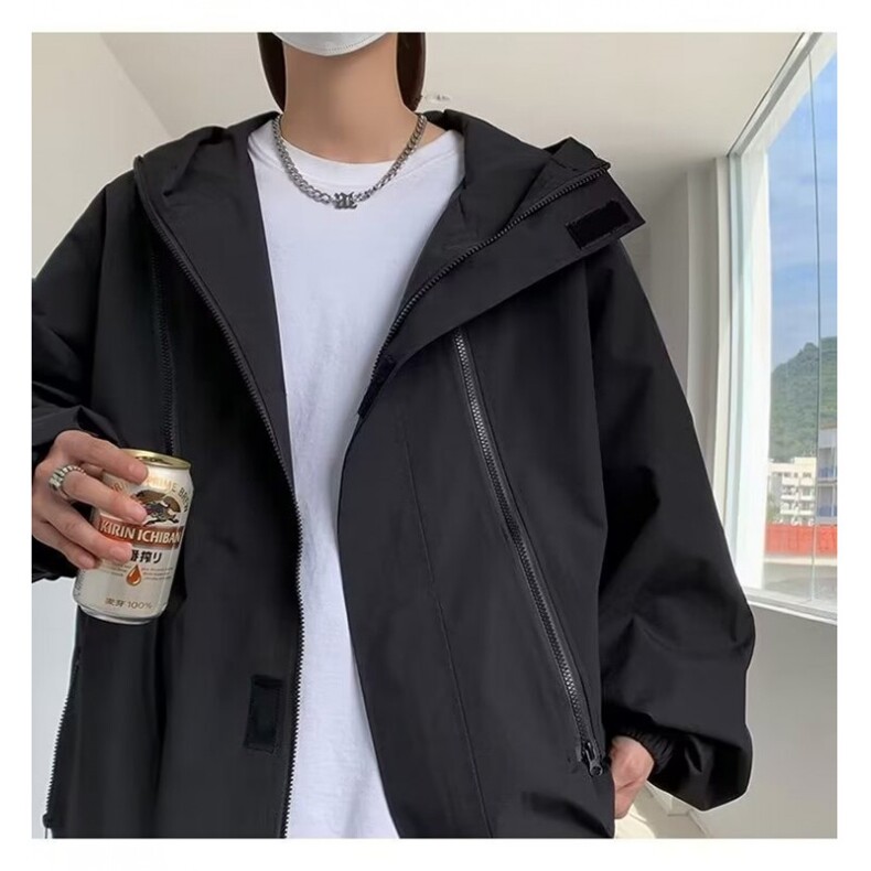 P35冲锋衣CFY001黑色/红色/卡其色/绿色/咖色M-3XL,男装夹克,星座506A