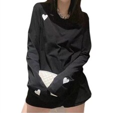 2021新款纯加厚长袖T恤女装中长款洋气内搭羽绒皮毛，女装T恤，依露奇