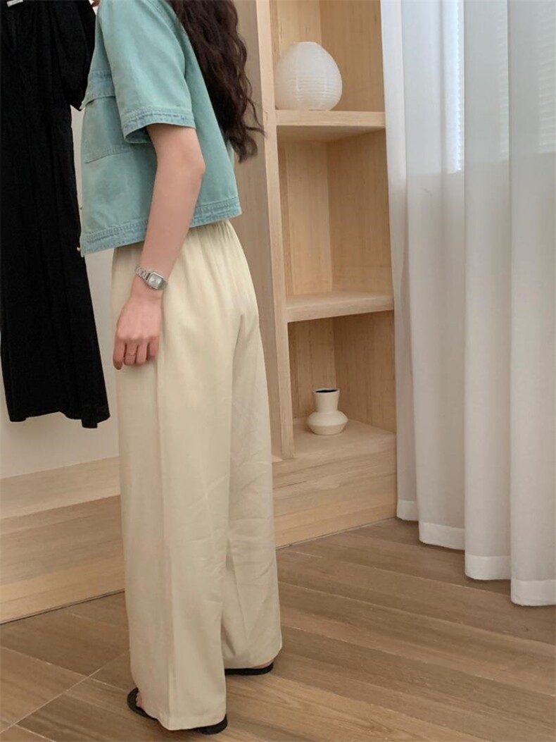 夏季新款阔腿裤～，其它，三文鱼