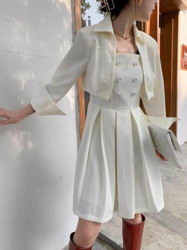 21春装新款两件套设计连衣裙 更多新款感谢关注141档，女装连衣裙，C