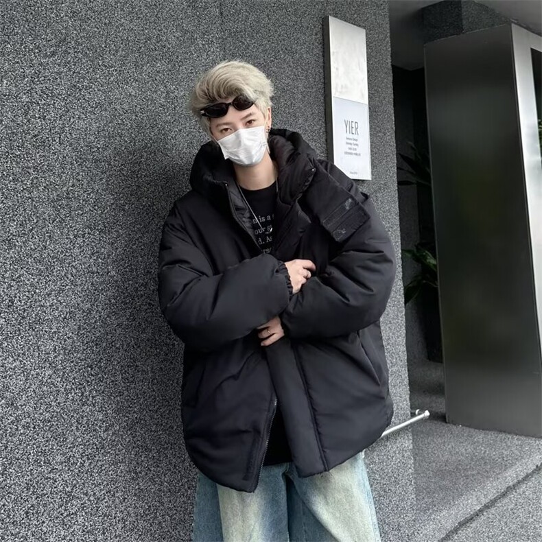 高个子加长甜酷辣妹星星贴布牛仔裤女侧边拉链设计直筒阔腿裤,男装牛仔裤,四季星座505