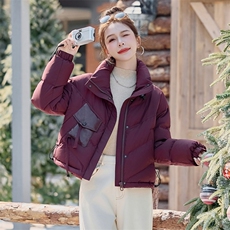 美拉德羽绒服女短款2025冬季新款超好看小个子白鸭绒外套滑雪服潮，女装羽绒服，意芙