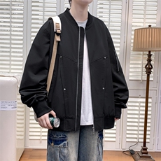 JK6838-P68L-9XL秋季新款大码美式重磅翻领休闲夹克控98，男装夹克，星座109