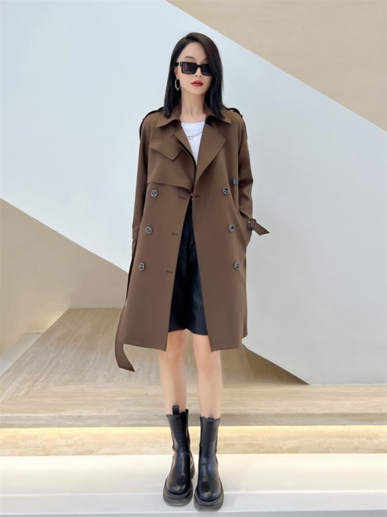 风衣外套，女装风衣，MZ 慕姿