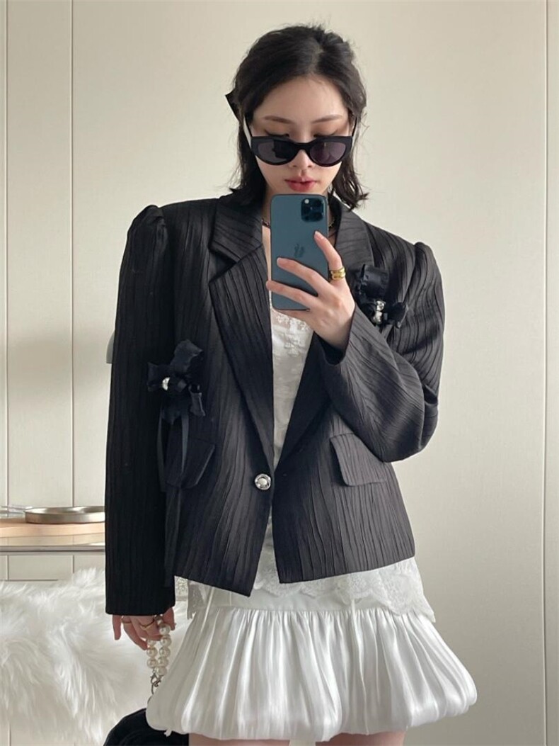 好久不见短款西装，女装西装，Queena PHoebe