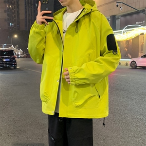 冲锋衣外套男春秋户外徒步登山服夹克潮牌痞帅高级感JK115-P93图片