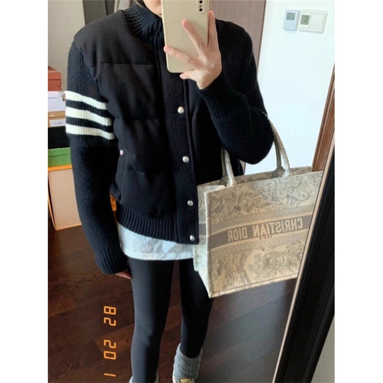白色休闲羽绒棉服女秋冬短款白色立领保暖针织外套M619,男装棉衣,星座1116A（原606A-3）