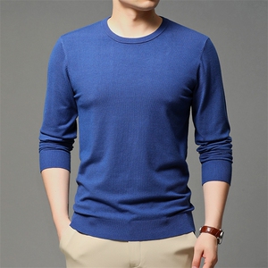 爸爸加厚针织衫毛衣男中年圆领男中年休闲新款秋冬装HPN8631-P60图片