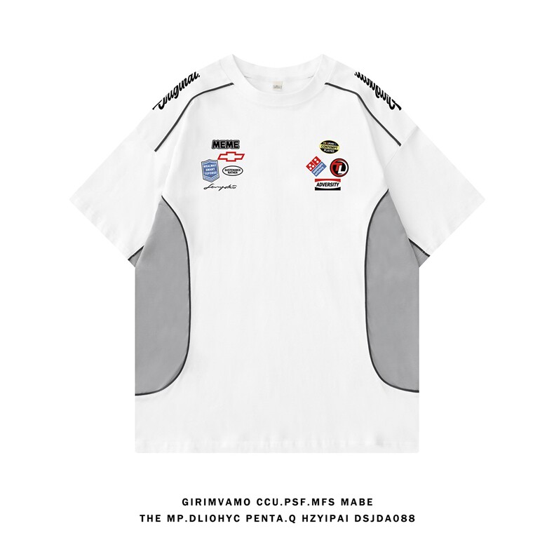 白底佛电商A188-DT7012-TP45230克32支双纱精梳100棉T恤控75，男装T恤，电商A188