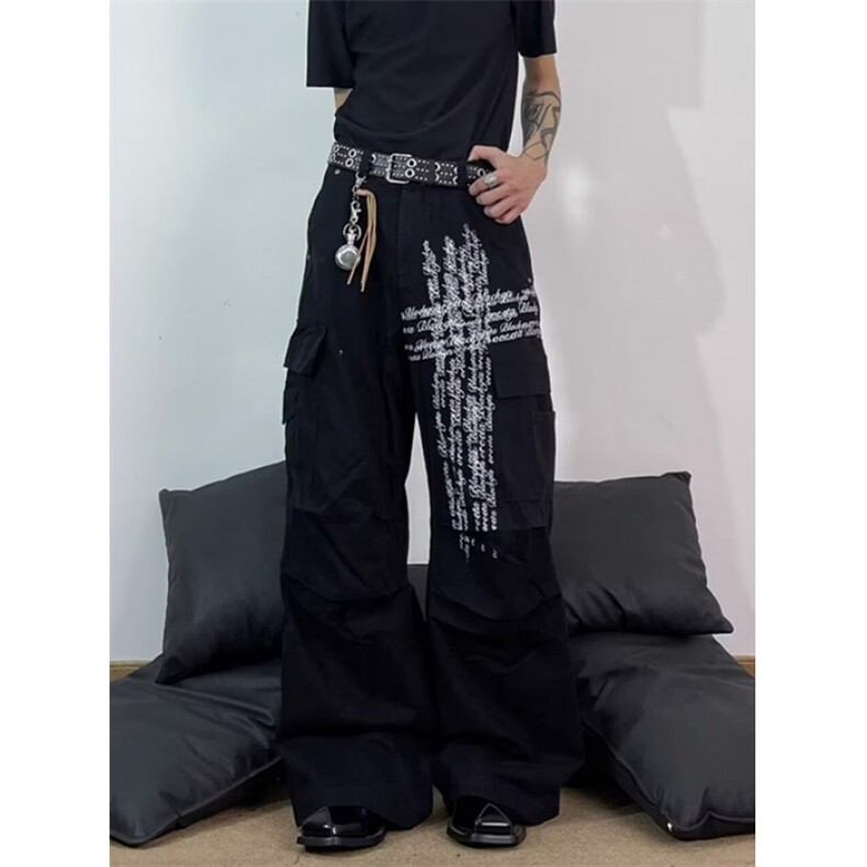 双面字母印花绣褶皱水洗工装流行潮流时尚新款ins简约KG79，男装工装外套，星座1116A（原606A-3）