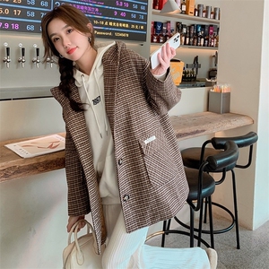 【现货】休闲连帽毛呢大衣2271-P135-K198图片