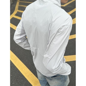 春夏款高品质冰感速干防晒服休闲户外运动外套透气弹力机能风夹克图片