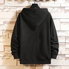 KS21264-P38连帽开衫卫衣男运动外套大码班服砖墙，男装卫衣，电商A040A
