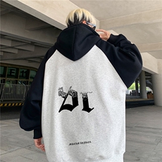 白花灰拼黑色