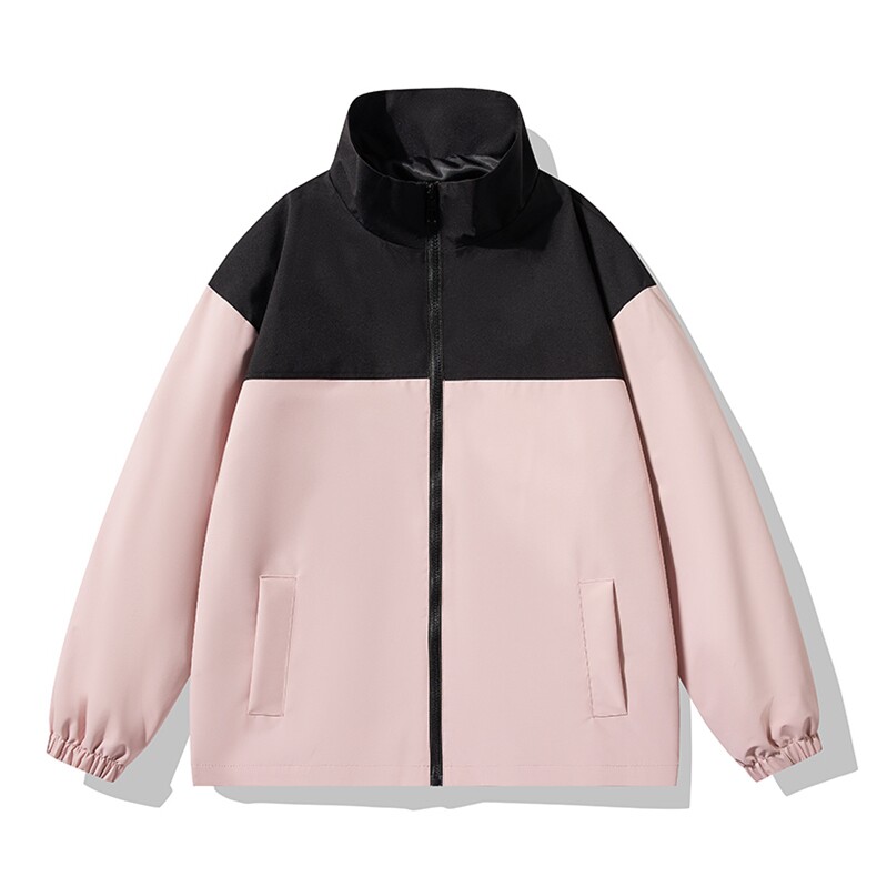 户外撞色翻领冲锋衣情侣外套防风登山服夹克男平铺YHJK8827-P50,男装夹克,星座717