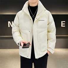 高品质立领拼接羽绒服男士冬季新款潮流帅气轻薄外套高品质男装，男装羽绒服，星座1013