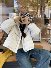 新款2168-P365-K539新G标90白鸭绒羽绒服面包，女装羽绒服，然然