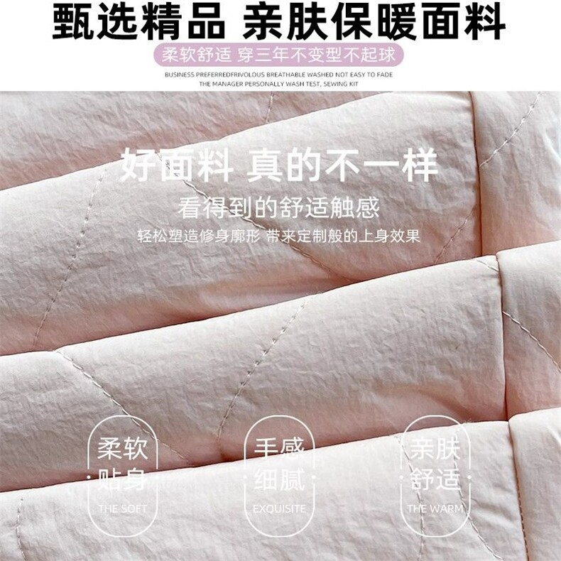 AK2483-P58蓝色防风棉裤女秋冬24新款加绒加厚保暖羊羔绒阔腿裤,女装休闲裤,星座617A-2