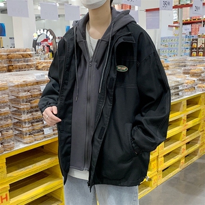 春秋连帽外套男ins韩版潮百搭学生休闲港风宽松上衣服JK043-P65