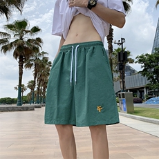 夏季新款美式短裤男潮牌薄款宽松运动休闲五分裤子D0181-P23，男装牛仔裤，星座308B-2