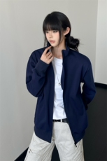 新款日系立领开衫卫衣美式cleanfit外套男女加绒款夹克db106批45，男装夹克，电商B386