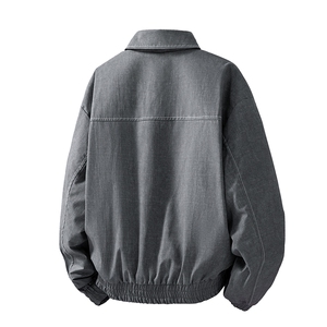 美式重磅高品质夹克秋季开衫外套男SY8815特P81控168大 码4-8XL+5图片