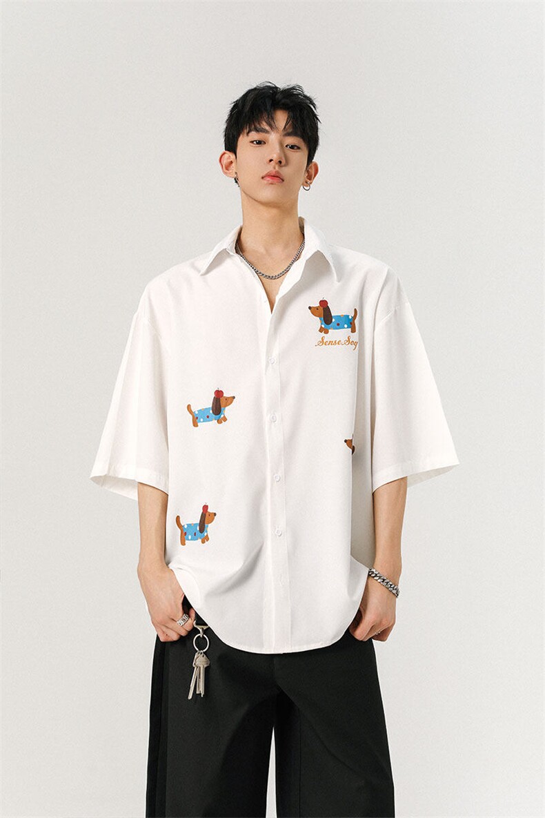 已下单CS1137-特批26控58夏季短袖印花速干冰丝大码外套衬衫,男装T恤,电商A059