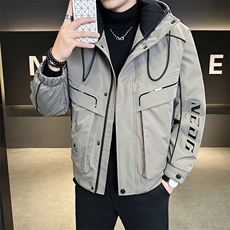 标50绒冲锋衣羽绒服男连帽三防面料保暖Y8611-P235控券后298，男装夹克，电商B321-1