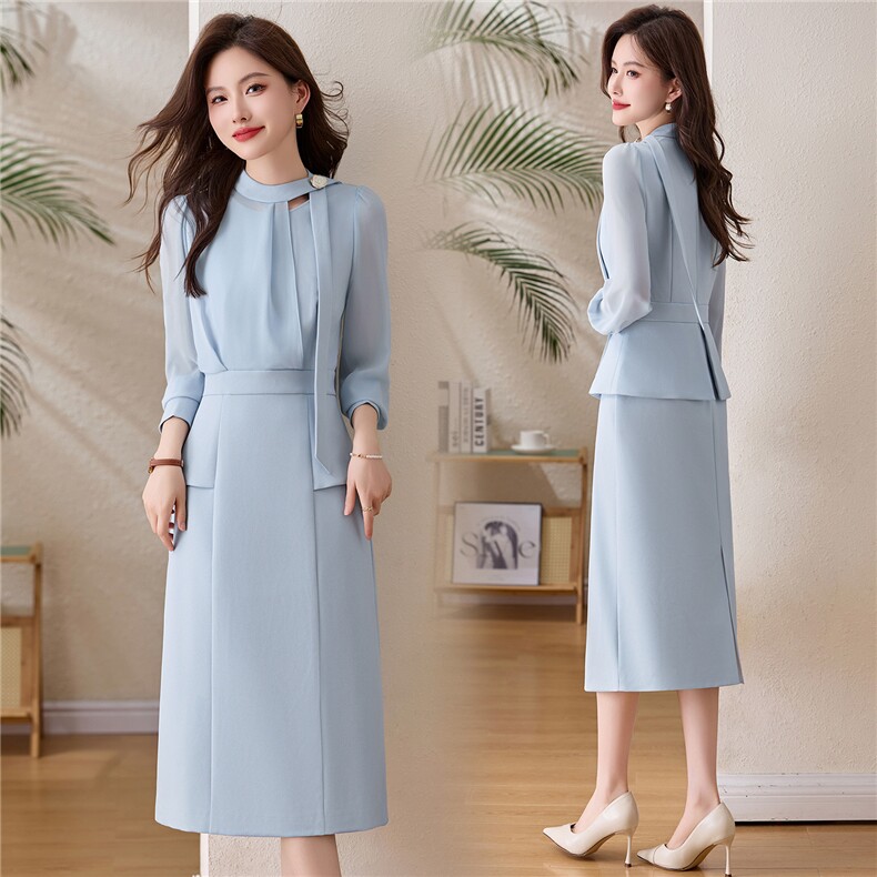 2026春季新款简约时尚休闲女装连衣裙，女装连衣裙，美沁