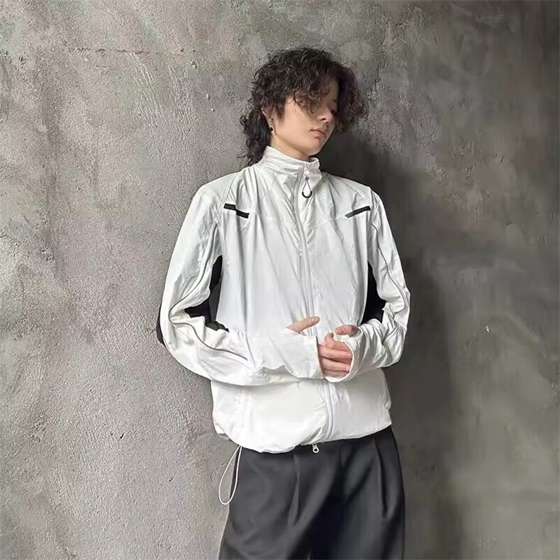 美式速干冰丝凉感防晒衣男夏季薄款户外透气拼接外套Y116-P53,男装防晒衣,星座1001-1