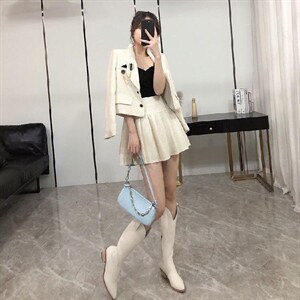 2021秋小香套装图片