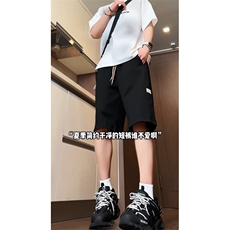 特批现货港风短裤大码五分裤抽绳高街复古短裤男DK626-P25，男装牛仔裤，电商A021