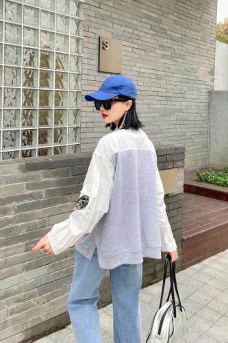 针织拼接外，女装，佳伶百色