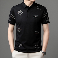 AC5066钱塘2020-3夏季男士精品短袖翻领印花休闲T恤精品P56，男装T恤，钱塘207-3