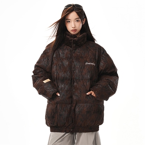 新款美式复古加厚棉衣潮款 中性风 225-2-Y211-P155-控198图片