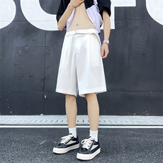 休闲短裤男韩版潮流垂感高街帅气2025夏季新款ins五分裤K5083-P36，男装牛仔裤，星座412-3