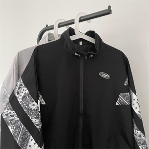 腰果花外套男oversize夹克春秋ins港风宽松高街上衣服JK8840-P48图片