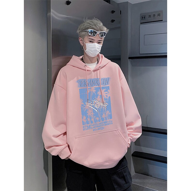 2025秋季男潮流休闲wlcm4089卫衣连帽仿棉特批35控59,男装卫衣,星座605(原A050)