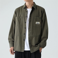 中青年男学生长袖纯棉衬衫秋装新款衬衣宽松版CS888-P40，男装衬衫，星座102C-1(原星座100)