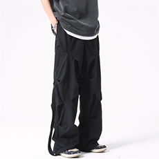 8XL-M休闲裤男春夏加肥加大码西裤高街显瘦拖地裤9026p68控88，男装休闲裤，电商D206-1