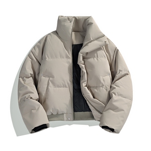 冬季clean纯色棉服潮流中性加厚短款棉衣 HZ8816-特P68不议价图片