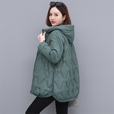 时尚气质休闲连帽羽绒服修身显瘦保暖外套，女装羽绒服，依恋蒂丝