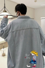 牛仔夹克男大码牛仔外套男茄克NJ77415-P60，男装夹克，电商A040