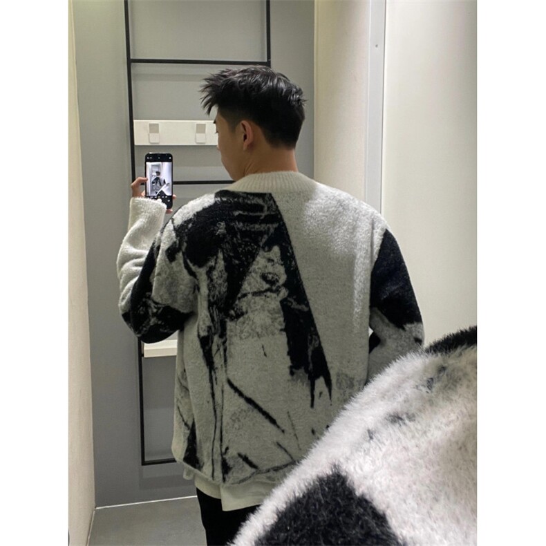 【有货】cleanfit撞色毛衣男秋冬高级痞帅开衫针织衫B06LL-特P68,男装针织衫/毛衣,星座1007（原301D）