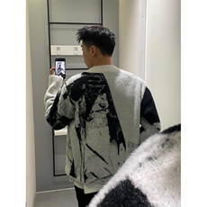 【有货】cleanfit撞色毛衣男秋冬高级痞帅开衫针织衫B06LL-特P68，男装针织衫/毛衣，星座1007（原301D）