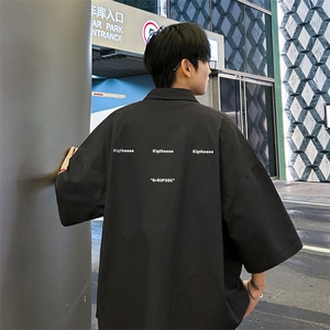 量大优供视频冰丝短袖衬衫男DXC531-特p25