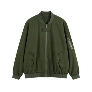 光板夹克二开 秋装山系户外防水棒球服工装袋外套F360 P55图片