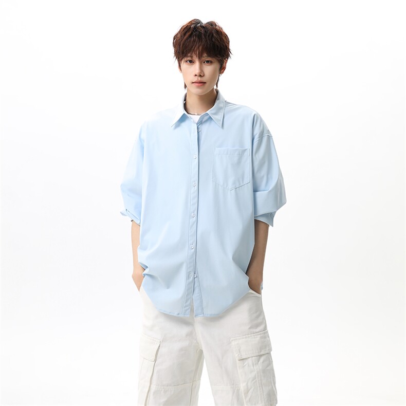 G3018-尺码XS-XL-P58-X98-无影墙-防晒衬衫-冰丝凉感，男装防晒衣，电商A408