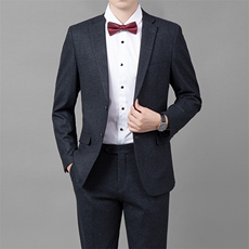 纯色西服套装男士英伦风商务中青年正装西服外套上衣ASD8968-P285，男装西服套装，电商B212（原钱塘6029）